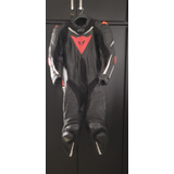 Traje Dainese Mono Laguna Seca Negro/ Fluo-red Talla 52 Eu