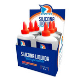 12 Silicona Liquida Transparente Adhesiva Ezco X 250ml