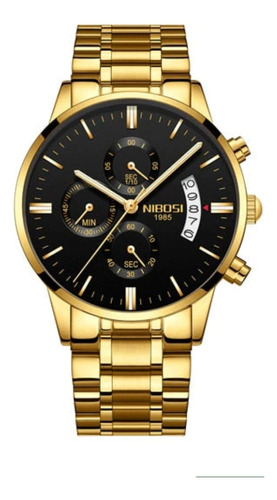 Nibose Relógio De Luxo Masculino 