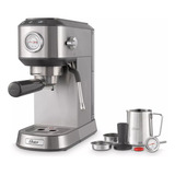 Cafetera Compacta De Espresso Oster Bvstem7200 Plateada