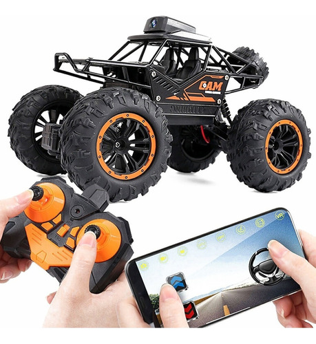 2.4g 1/18 4wd Rc Coche Rock Crawler Monster Truck Con Cámara