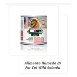 Lata Br Wild Cat Salmon 400 Gr Pack *5