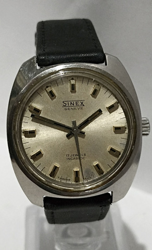 Fino Reloj Suizo Sinex Geneve De Cuerda Antíguo Vintage