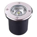 Embutido De Solo Led 12w Inox Cromado Redondo Luz Branco Que Cor Da Estrutura Preto