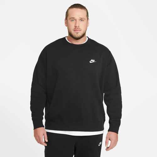 Buzo Para Hombre Nike Sportswear Club Fleece Moda Negro