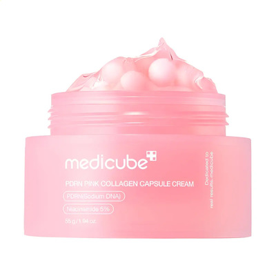 Crema en cápsulas de colágeno Pdrn Pink | Pink Boba Cream | Envío gratis