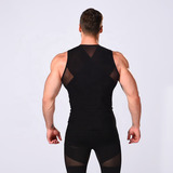 Camisa De Compressão Masculina Slimming Body Shaper Slim Fit