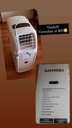Aire Acondicionado Portátil Sansei Frío/calor