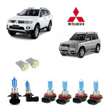 Kit 8 Lampadas Sup Branca+milha+brinde Pajero Dakar 2012 Asx