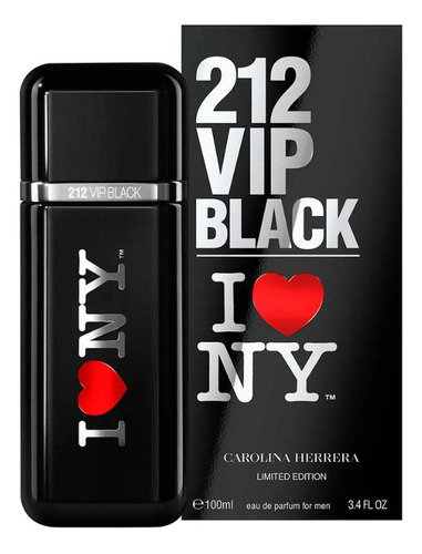 212 Vip Men Black I Love Ny Limited Edition Edp 100ml