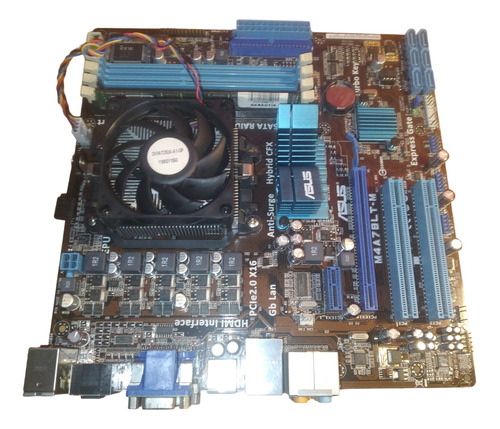 Placa Madre Asus Socket Am3 /  Athlon Ii X2  / 4 Gb Ddr3 