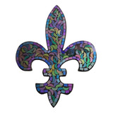 , Fleur De Lis Decor, Placa Decorativa De Pared De Mosa...