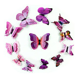 12 Imanes De Mariposa Para Nevera, Decoración 3d