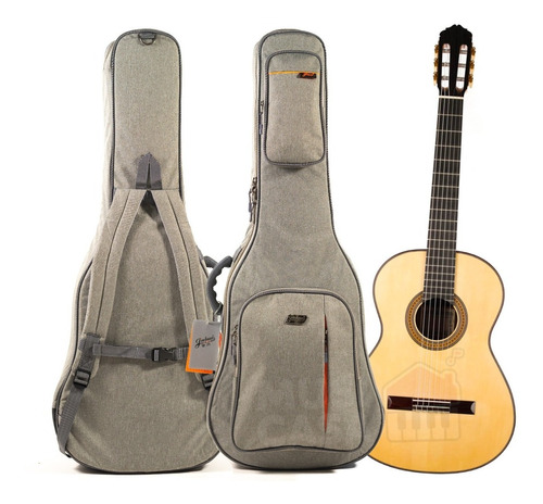 Funda De Guitarra Para Criolla Clasica Acolchada Estuche Rig