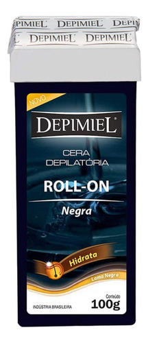 Cera Depilatória Depimiel Negra Roll-on 100g