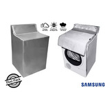 Cubierta Lluvia Polvo Secadora/lavadora Samsung 21-25kg Duo