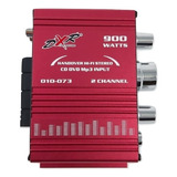 Amplificador Rojo 900w Dxr Mini 2 Canales  010-073  