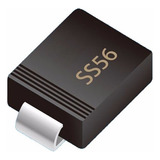 Pack X 5 Ss56 Sk56 Sma Do-214ac 5a 60 V Schottky