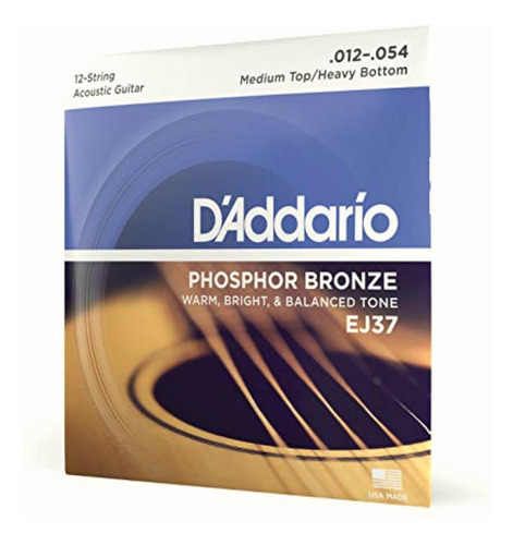 D'addario Guitar Strings Acoustic Guitar Strings Phosphor