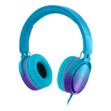 Audífonos Headset Con Cable Y Microfono, Azul | Estereo