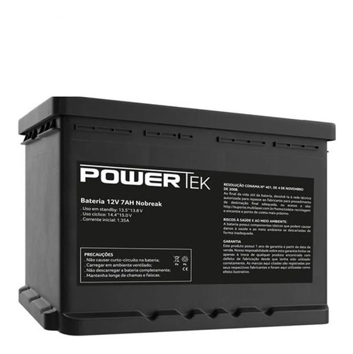 Bateria Powertek Para Nobreak 12v 7ah En013