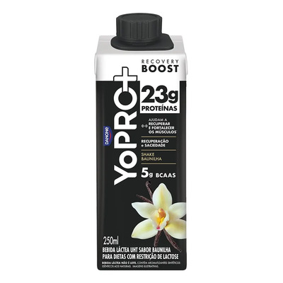 Yopro Bebida Láctea Uht Baunilha 23g De Proteínas 250ml | MercadoLivre