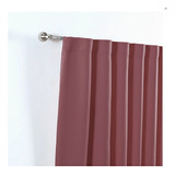 Juego De Cortinas Blackout Catania Rose Blush Larga Vianney Color Lila