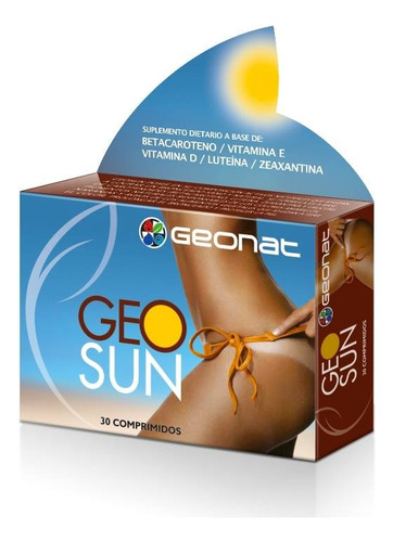 Autobronceante Pastillas Bronceador Protector De Piel Geonat