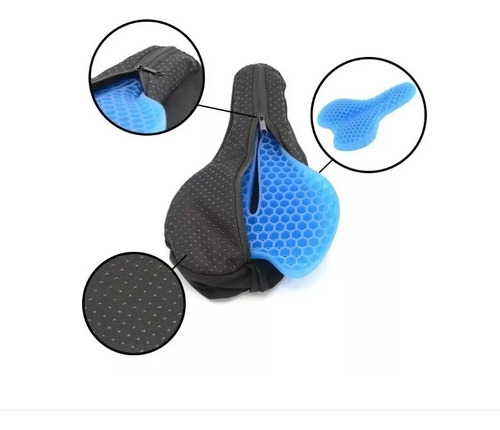 Sillin Silicona Bicicleta Silla Funda Gel Protector Asiento