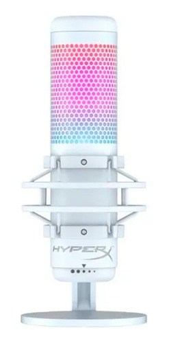 Microfono Condensador Hyperx Quadcast S White Rgb Gaming