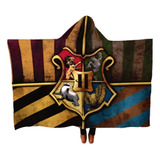 Howarts Harry Potter Manta/ Capa Con Capucha