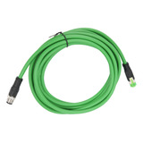 Cable Ethernet Blindado M12 A Rj45 Industrial Ip67