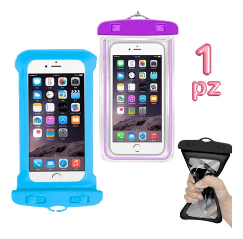Funda Acuatica Para Celular Bolsa Sumergible Impermeable F