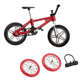 Bicicleta De Dedo En Miniatura, Modelo De Bicicleta Rojo