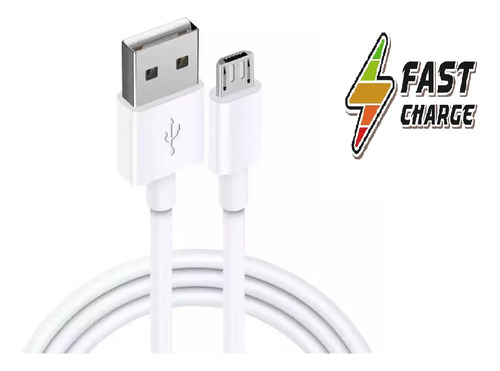 Cable V8 Micro Usb Carga Rapida 20w Reforzado Sabala 1 Hora 