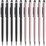 Lapiz Optico Stylus Pen Universal 2 En 1 Punta Goma 10 Uds
