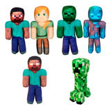 Peluche Minecraft Steve Herobrine Creeper Zombie Y Mas