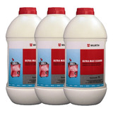 3x Ultra Max Cleaner Wurth Solução Limpeza Cuba De Ultrassom