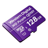 Cartão De Memória 128 Gb Micro Sd Wd Purple Intelbras Câmera