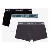 Pack 3 Bóxers Lacoste De Algodón Elástico Para Hombre