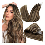 Extensiones Cabello Natural Marrón Oscuro Highligh 14in 50gr