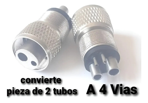 Conector-adaptador De Pieza De Mano Dental 4 A 2/ 2 A 4 Vías
