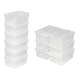 Caja Plastica Organizadora Apilable. Multiusos Con Tapa.