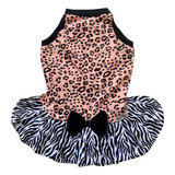 Roupa Cães Lolô - Fêmea - Animal Print - Lolô Pet Store