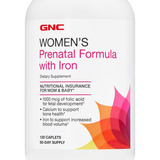 Gnc | Womens Prenatal Formula With Iron | 180 Caplets