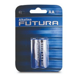  Batería Aa Marca Futura Alcalina Pack Por 2 Unidades