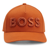 Boné Boss Ajustável De Algodão Com Logo Bordado Boss