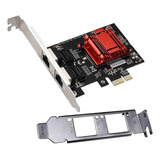 Tarjeta De Red Pcie Gigabit De Doble Puerto, Adaptador 1000m