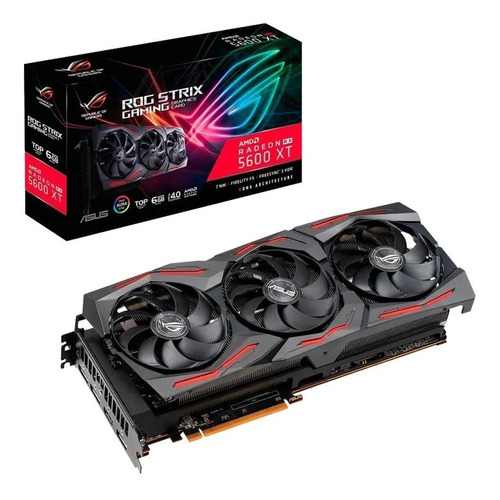 Placa Video Amd Asus  Rog Strix Radeon Rx 5600 Xt Gaming 6gb