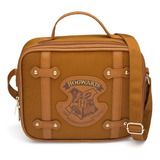 Bolsa Térmica Harry Potter Mala De Hogwarts Imaginarium Cor Marrom